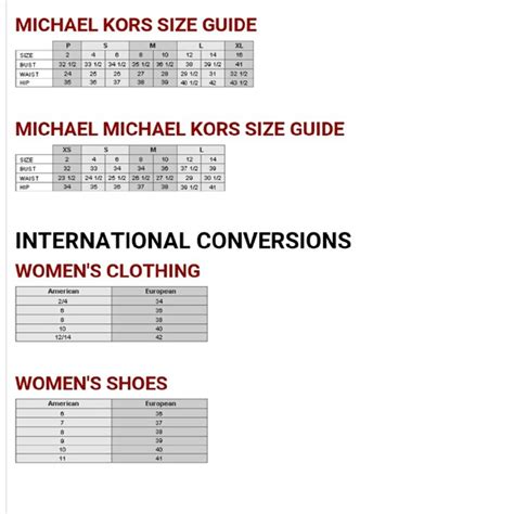 is michael kors shoes true to size|michael kors sneakers size chart.